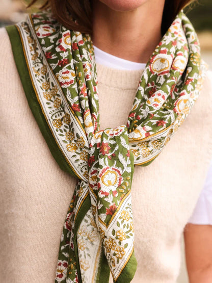 Foulard NEW DELHI vert