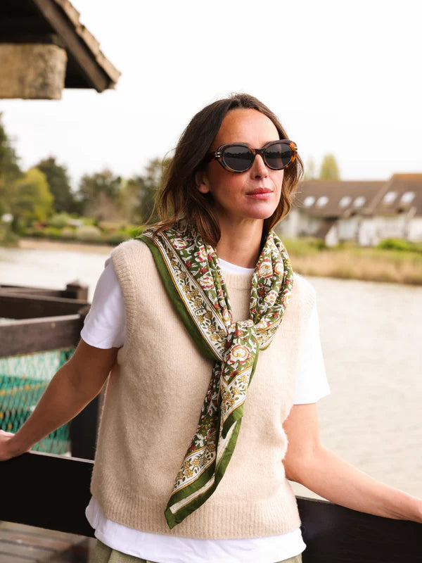 Foulard NEW DELHI vert