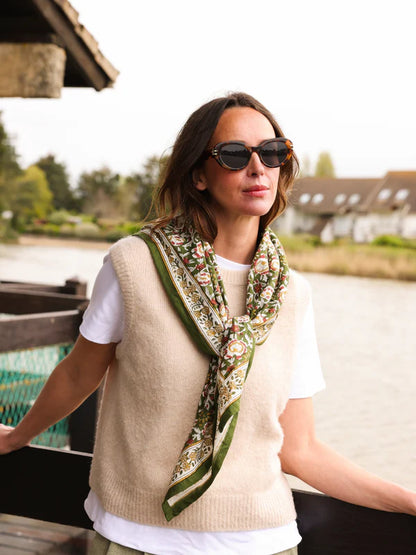 Foulard NEW DELHI vert