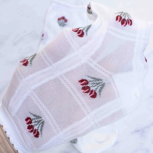 Chaussettes BOUQUET TULIP blanches