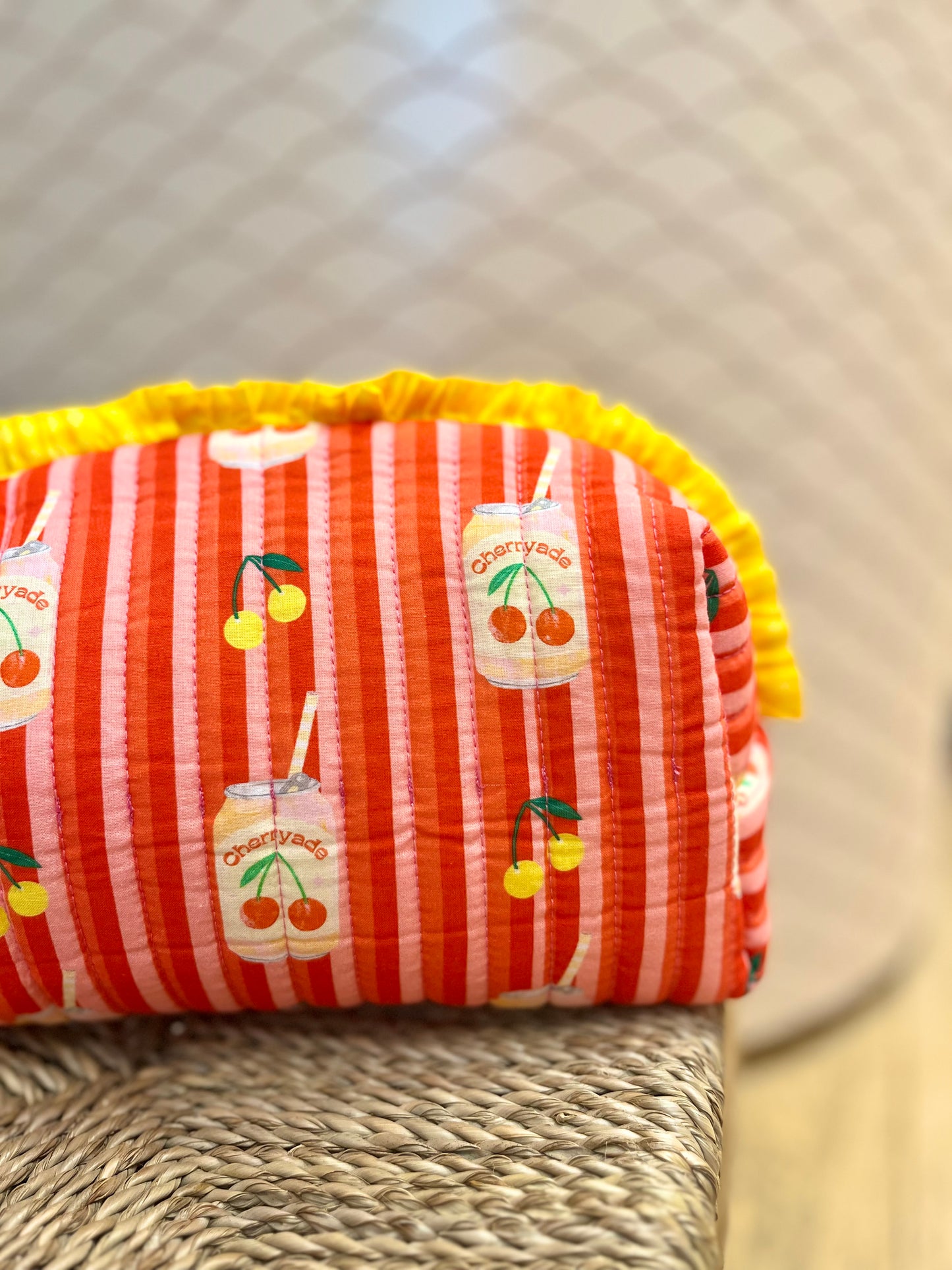Grande trousse CERISE rouge