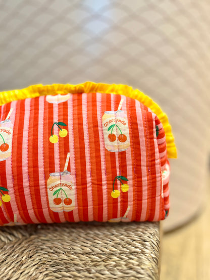 Grande trousse CERISE rouge