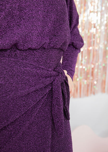 Robe ROSALIE glitter violet