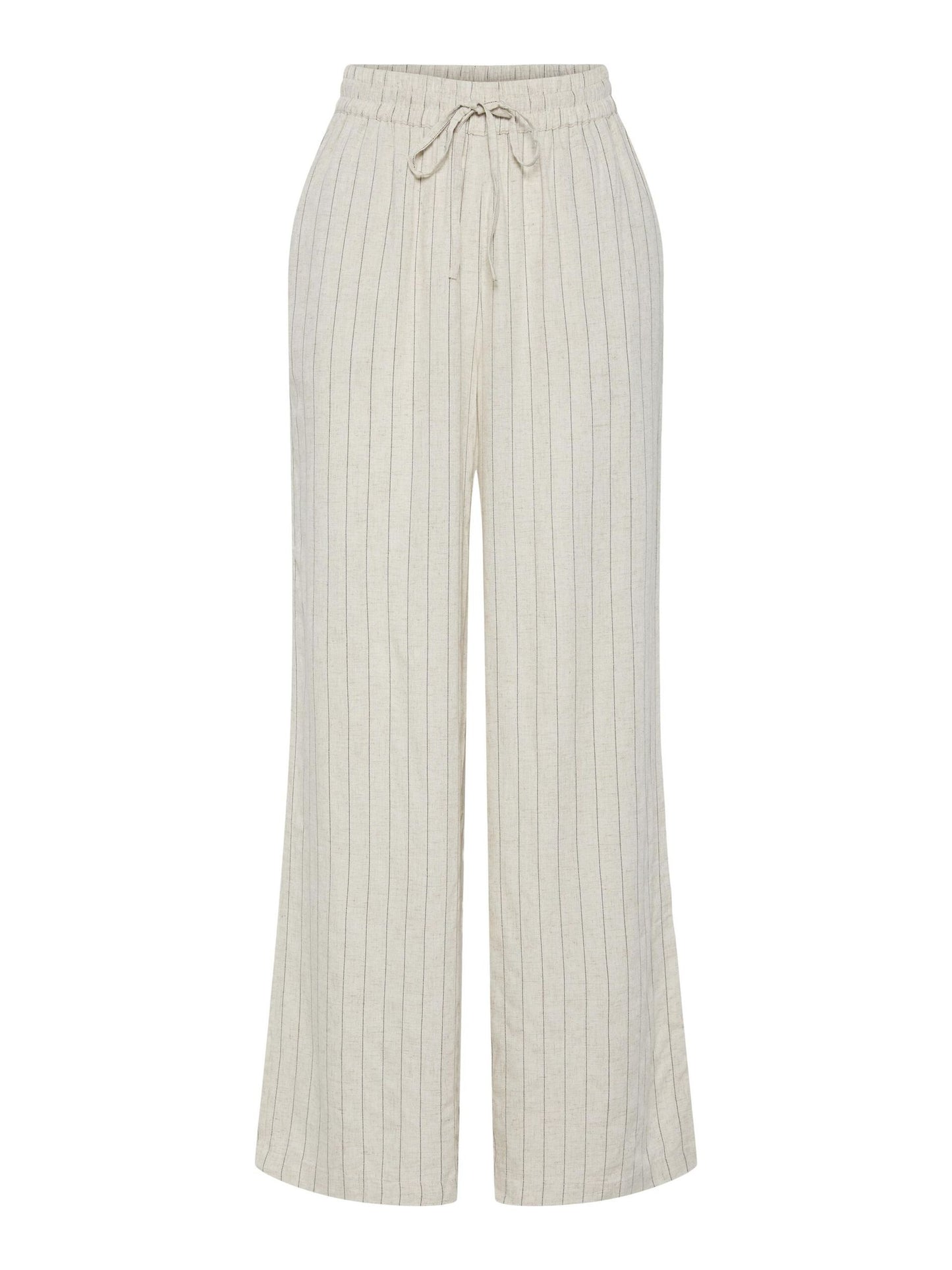 Pantalon PIA rayé beige