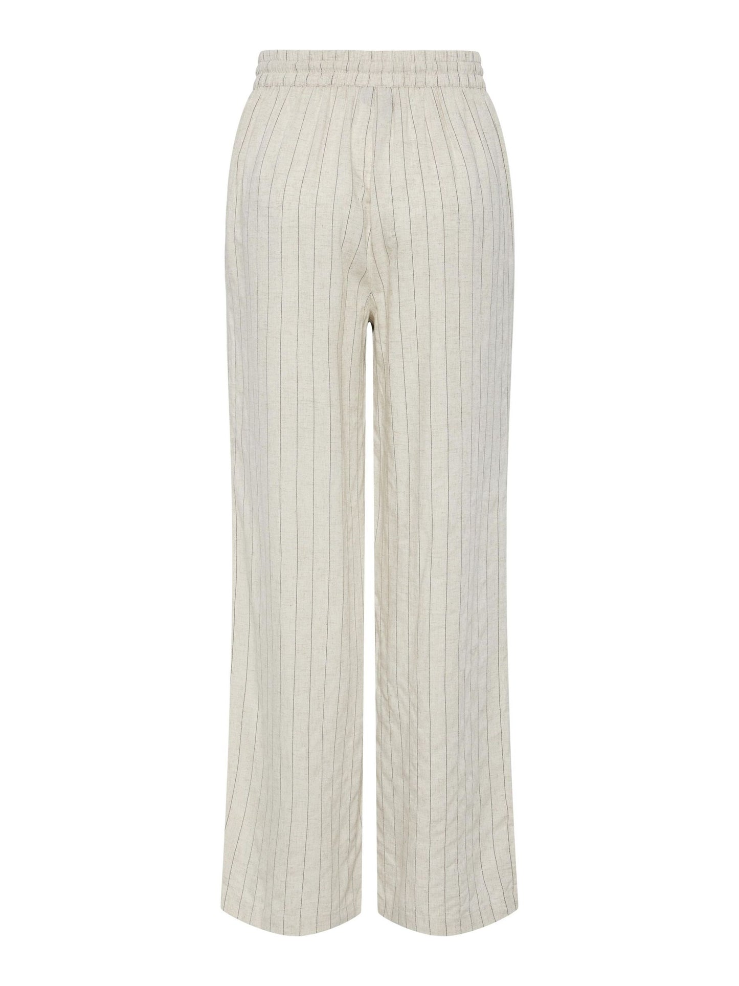 Pantalon PIA rayé beige