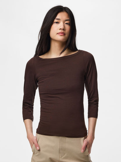 T-shirt PHOEBE chocolat