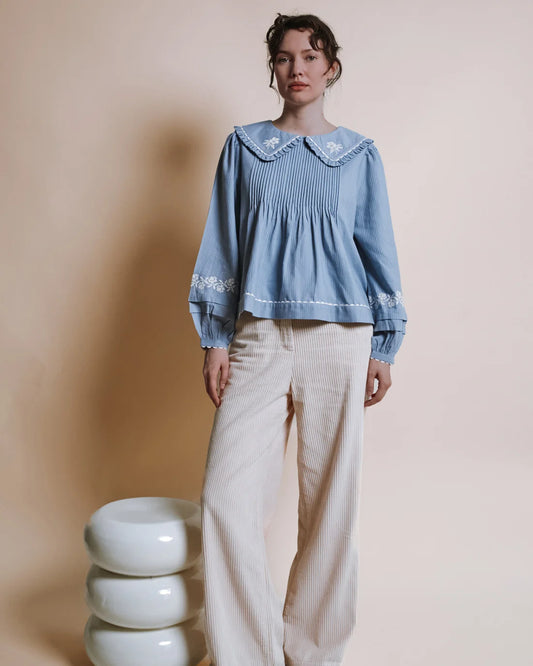 Blouse ELENA bleu