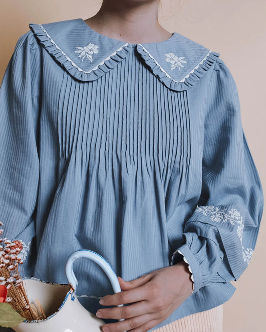 Blouse ELENA bleu