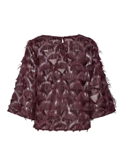 Blouse PAZILLA bordeaux