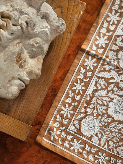 Petit foulard ANTIOCHE havane