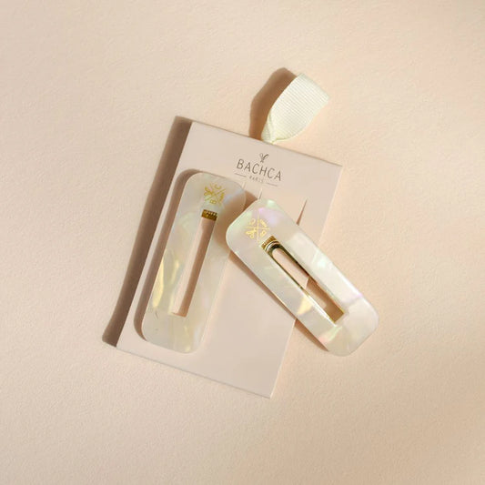 Duo de barrettes Nacre
