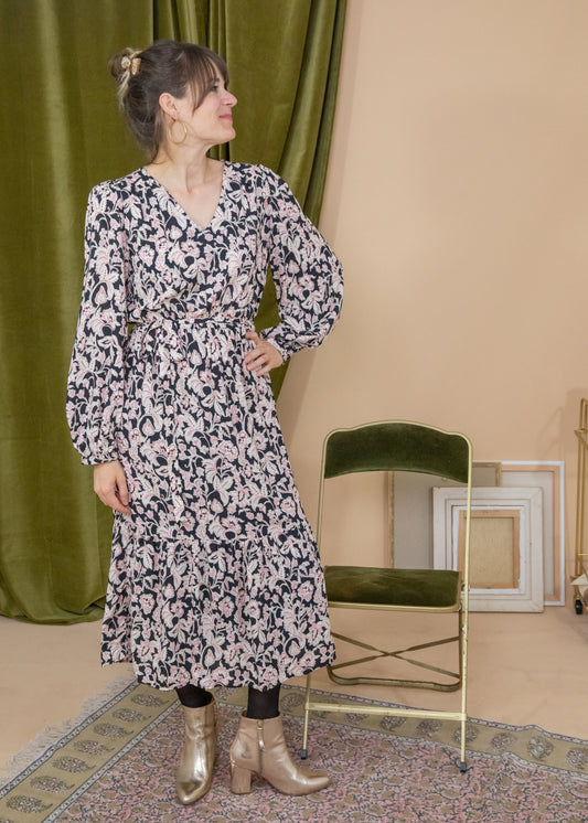 Robe longue MADELEINE noir