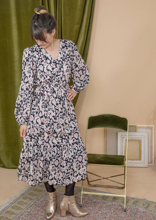 Robe longue MADELEINE noir