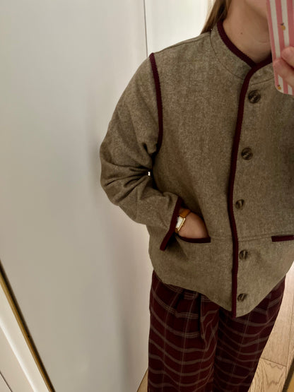 Veste GWENDAL kaki chinée