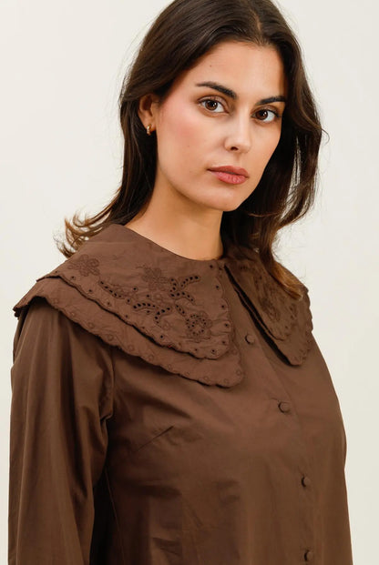 Chemise MONICA chocolat