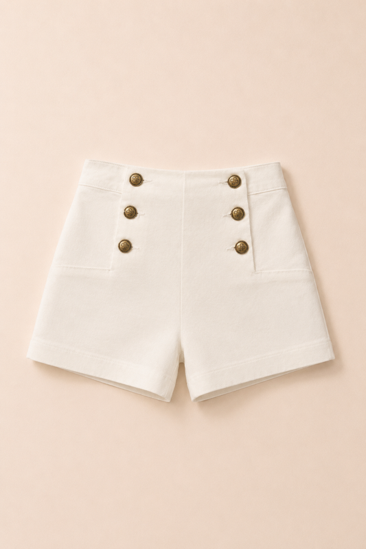 Short VICTORINETTE blanc