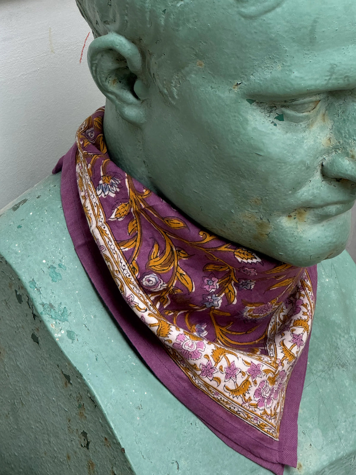 Petit foulard HALICARNASSE prune
