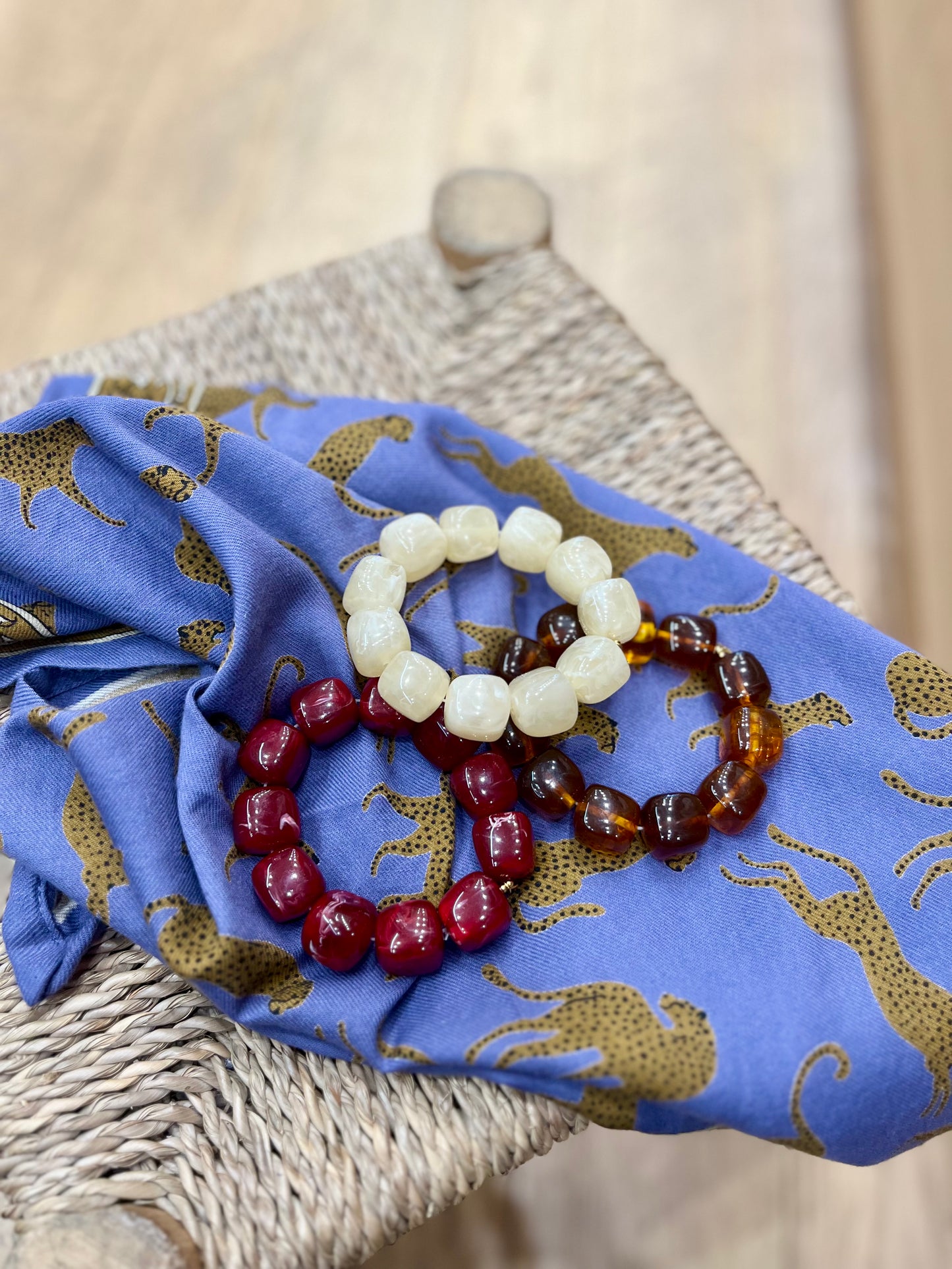 Bracelet BERTILLE marron fumé