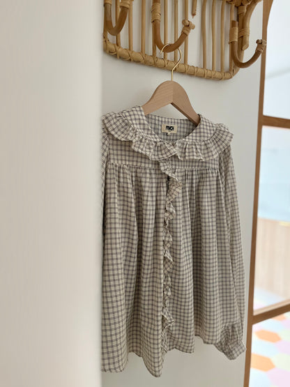 Chemise DORSET carreaux blanc