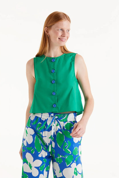 Top ELISABETH vert