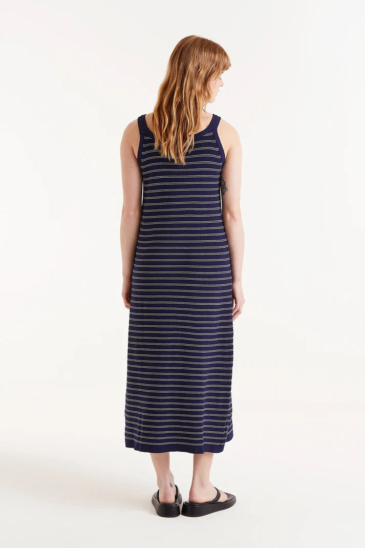 Robe AUGUST rayée marine