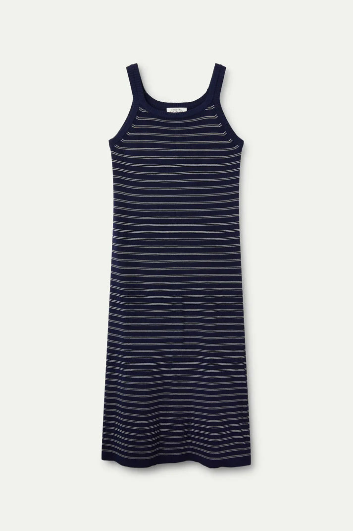 Robe AUGUST rayée marine