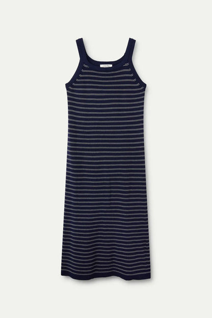 Robe AUGUST rayée marine