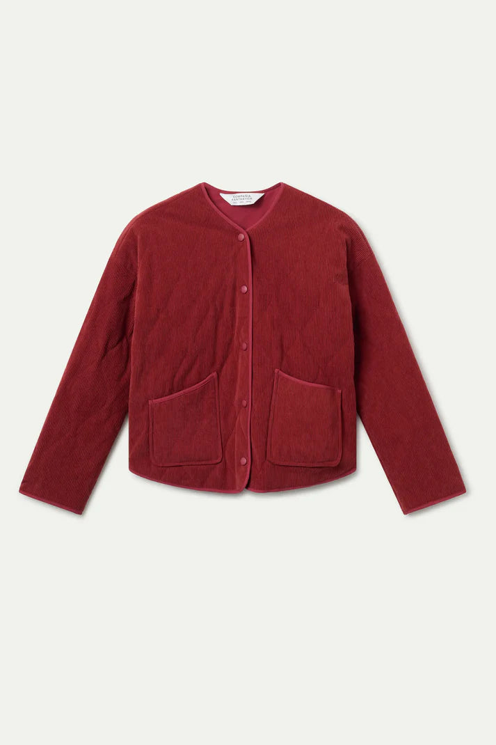 Veste MARIA velours terracotta