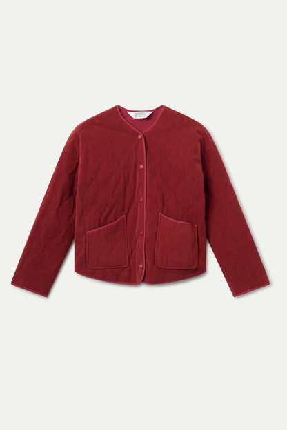 Veste MARIA velours terracotta