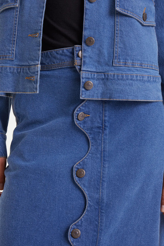 Jupe BARBARA jean feston