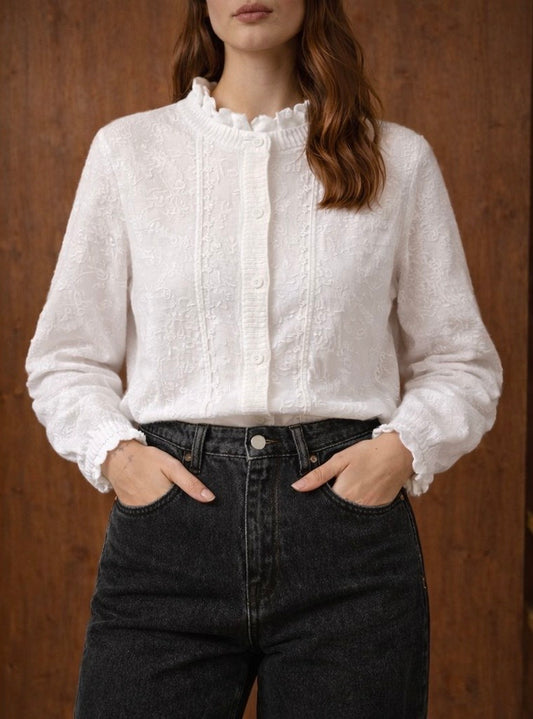 Chemisier AVRIL blanche