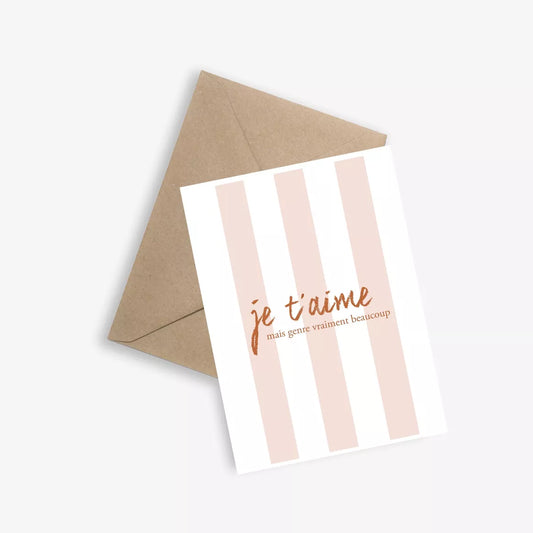Carte GENRE VRAIMENT BEAUCOUP