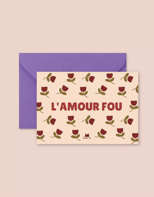 Carte postale L'AMOUR FOU
