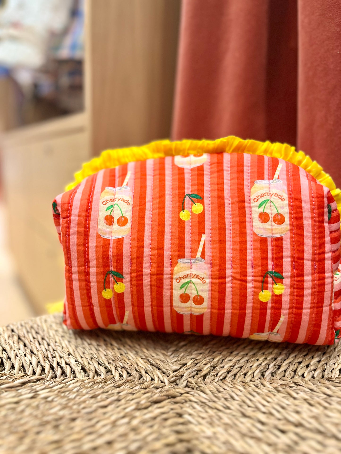 Grande trousse CERISE rouge