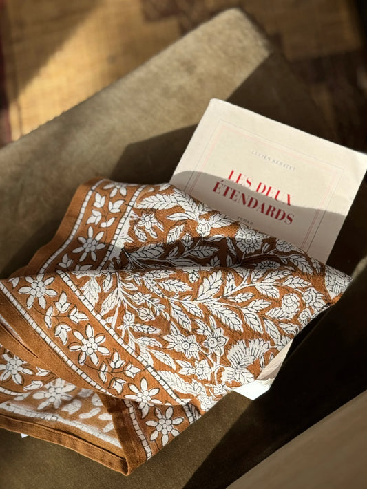 Petit foulard ANTIOCHE havane