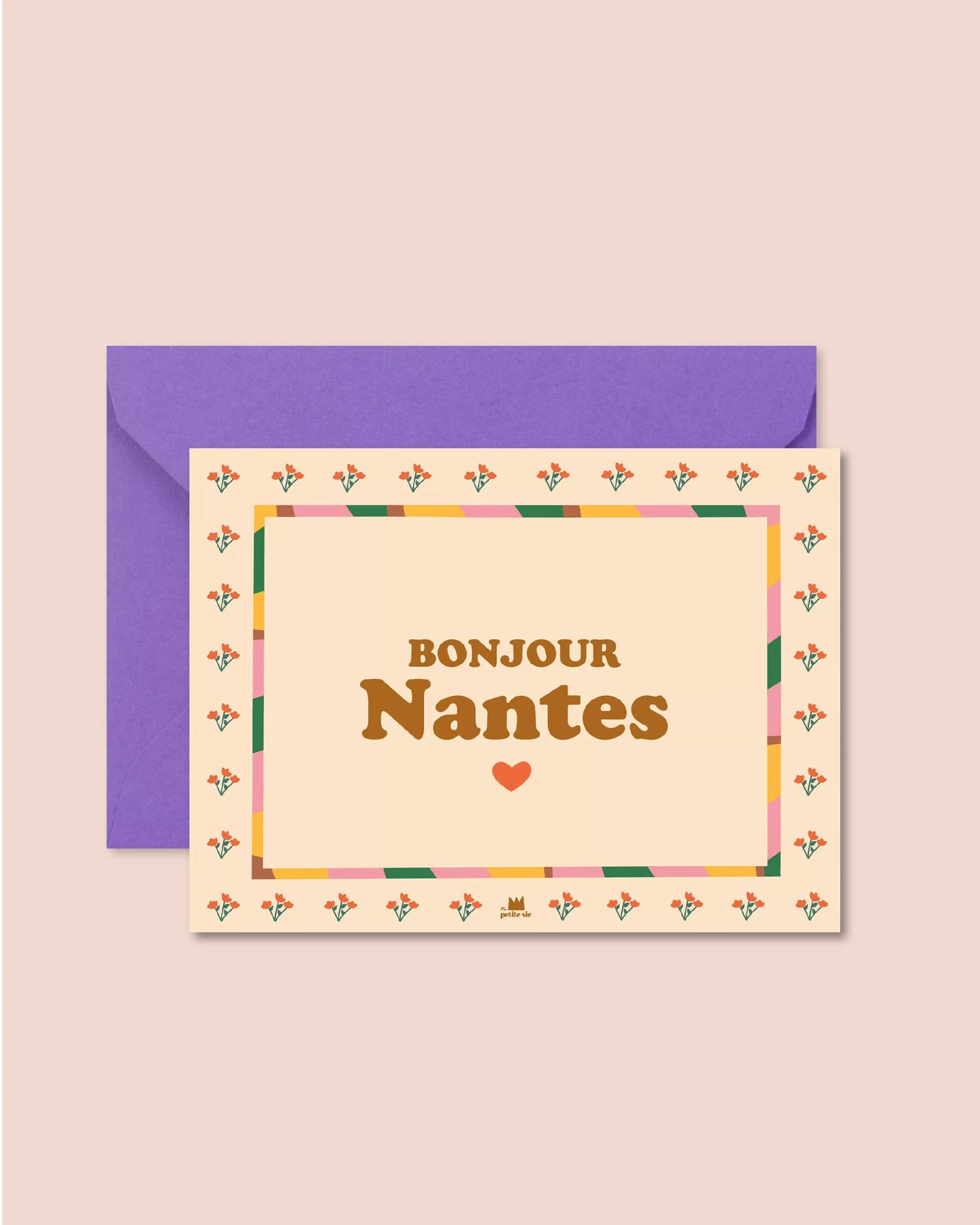 Carte postale BONJOUR NANTES