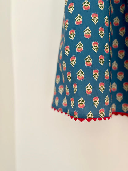 Jupe GARANCE bleue