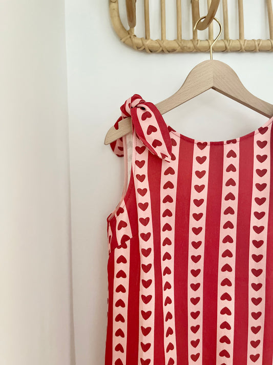 Robe GABRIELLE coeur rouge