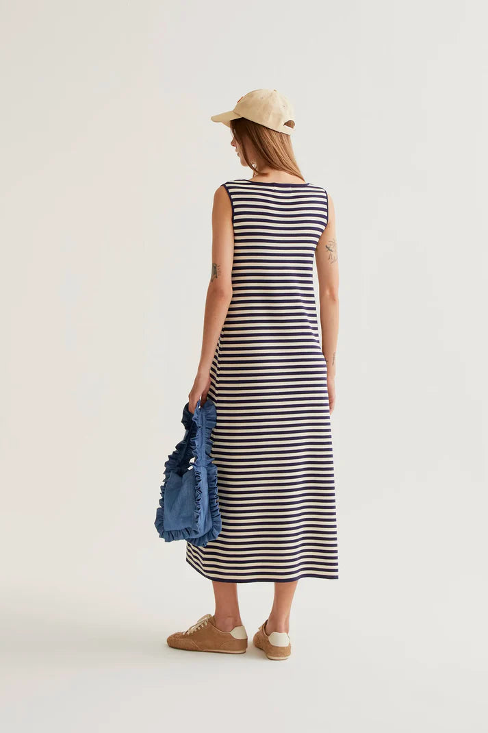 Robe marinière HORTENSE bleue