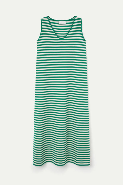 Robe marinière HORTENSE verte