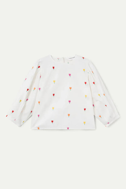 Blouse BILLIE brodée tulipe