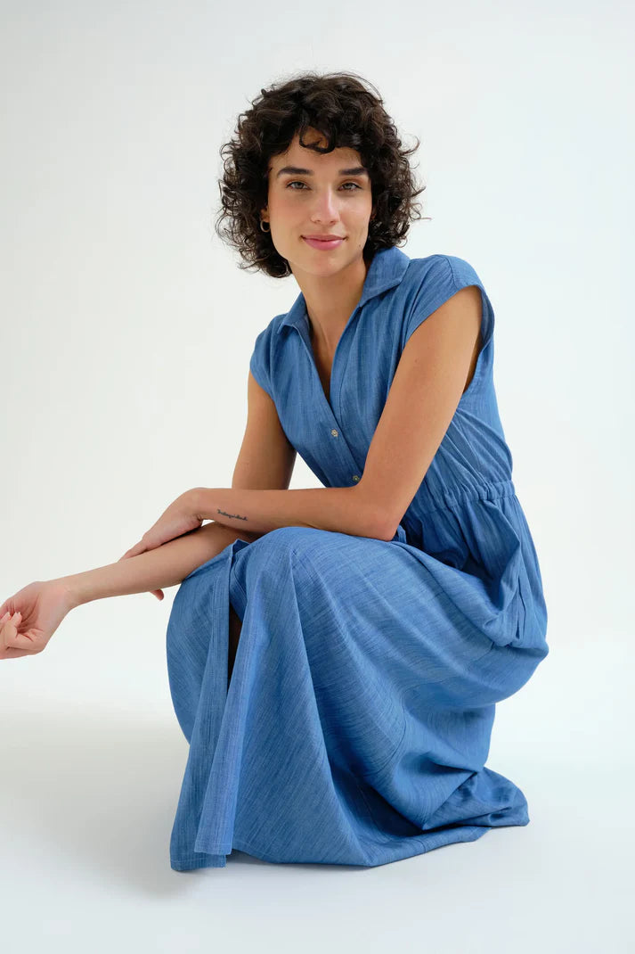 Robe CARLA chambray