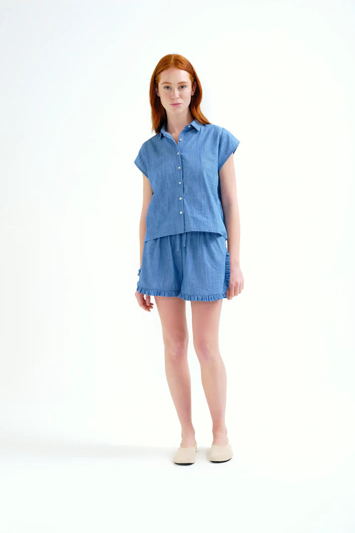 Short ELENA chambray