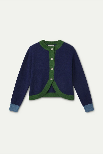 Gilet OSCAR bleu/vert