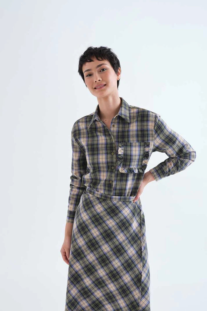 Chemise CÉSAR carreaux verte