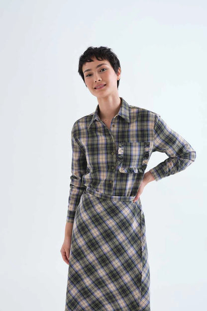 Chemise CÉSAR carreaux verte