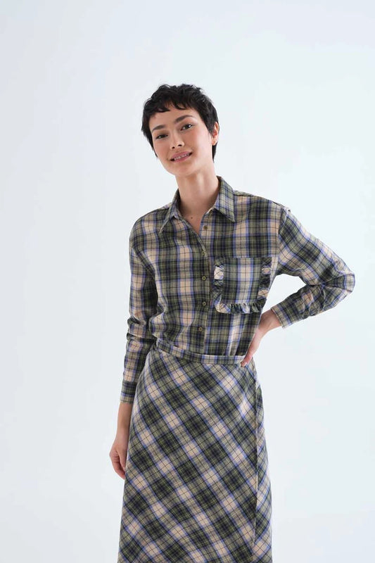 Chemise CÉSAR carreaux verte