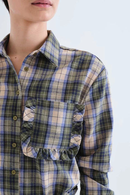 Chemise CÉSAR carreaux verte