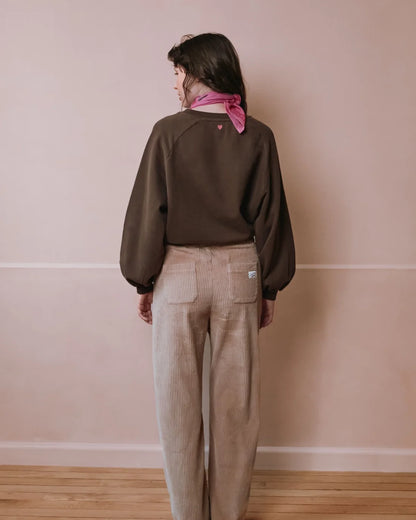 Sweat EMMA chocolat