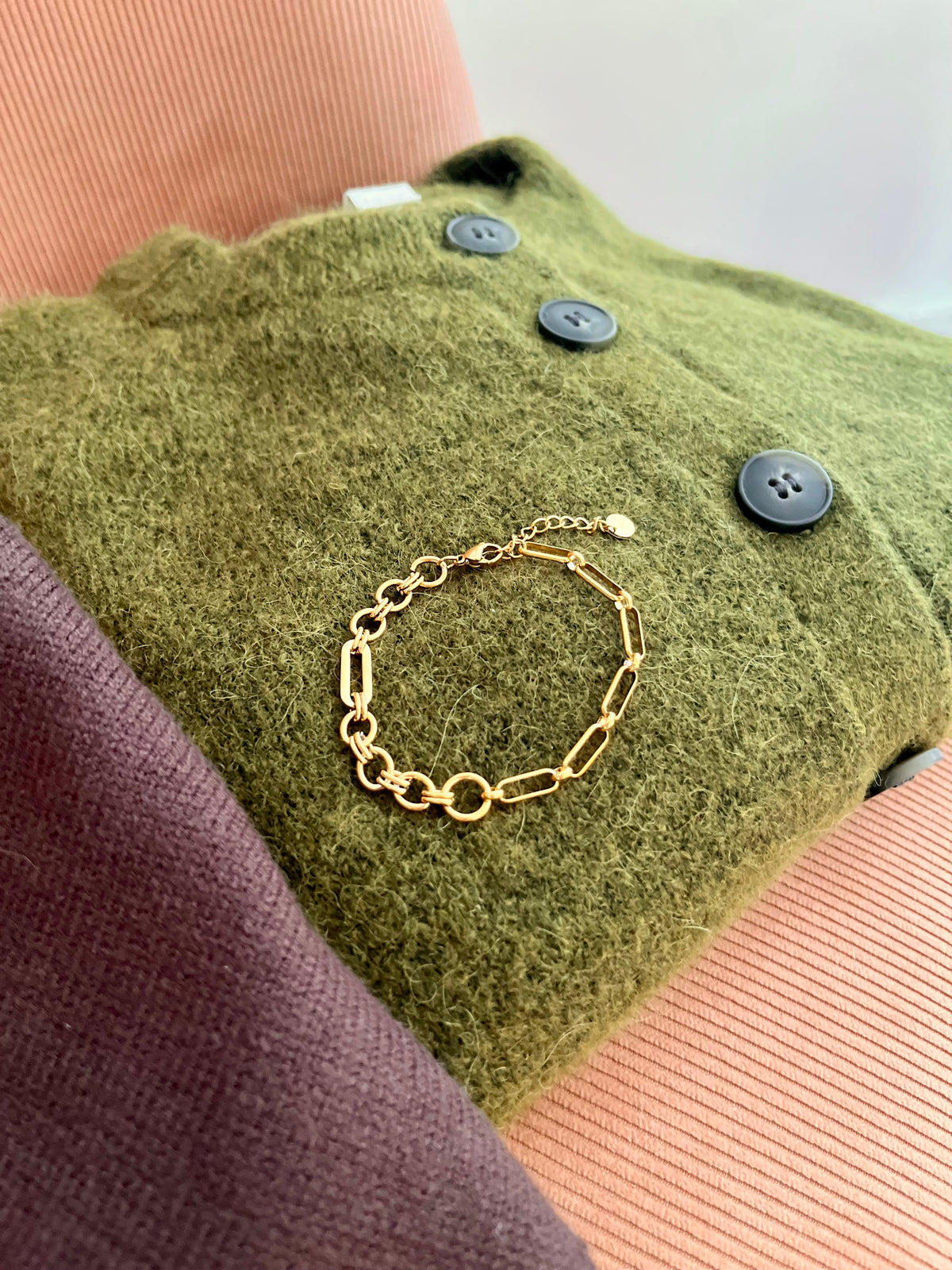 Bracelet ELIO mailles rectangles